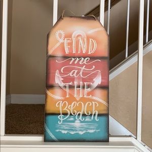 NWT | Nautical Beach Wall Art - Multicolor